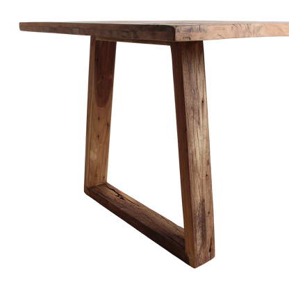 Eettafel | Rechthoekige Eettafel van FSC Gerecycled Teakhout met Tijdloos Design | Ruimte voor 4-6 Personen 2