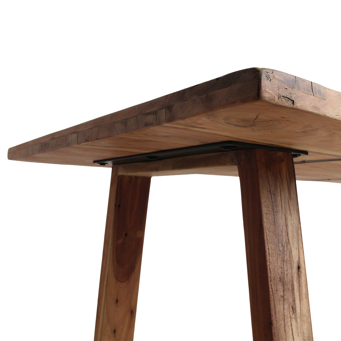 Eettafel | Rechthoekige Eettafel van FSC Gerecycled Teakhout met Tijdloos Design | Ruimte voor 4-6 Personen 4