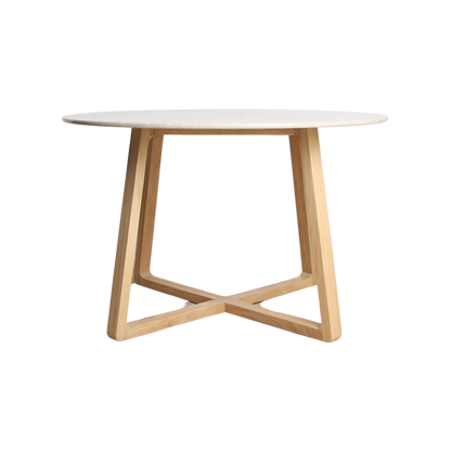 Elegante Ronde Eettafel met Marmeren Tafelblad - Ø 120 cm voor Stijlvolle Eetervaring 3