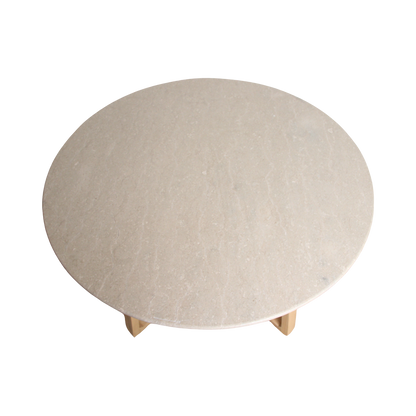 Elegante Ronde Eettafel met Marmeren Tafelblad - Ø 120 cm voor Stijlvolle Eetervaring 4