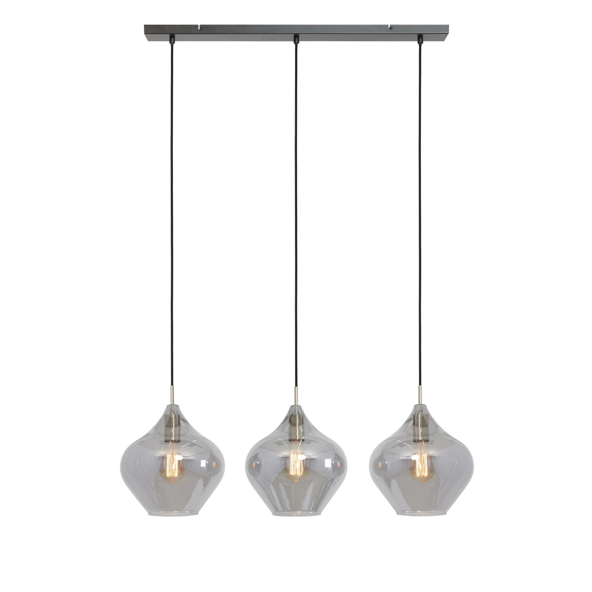 Hanglamp Eettafel | Antiek Brons met Drie Lichtbronnen | Sfeervolle Woonkamer Lamp voor Elegante Verlichting 0