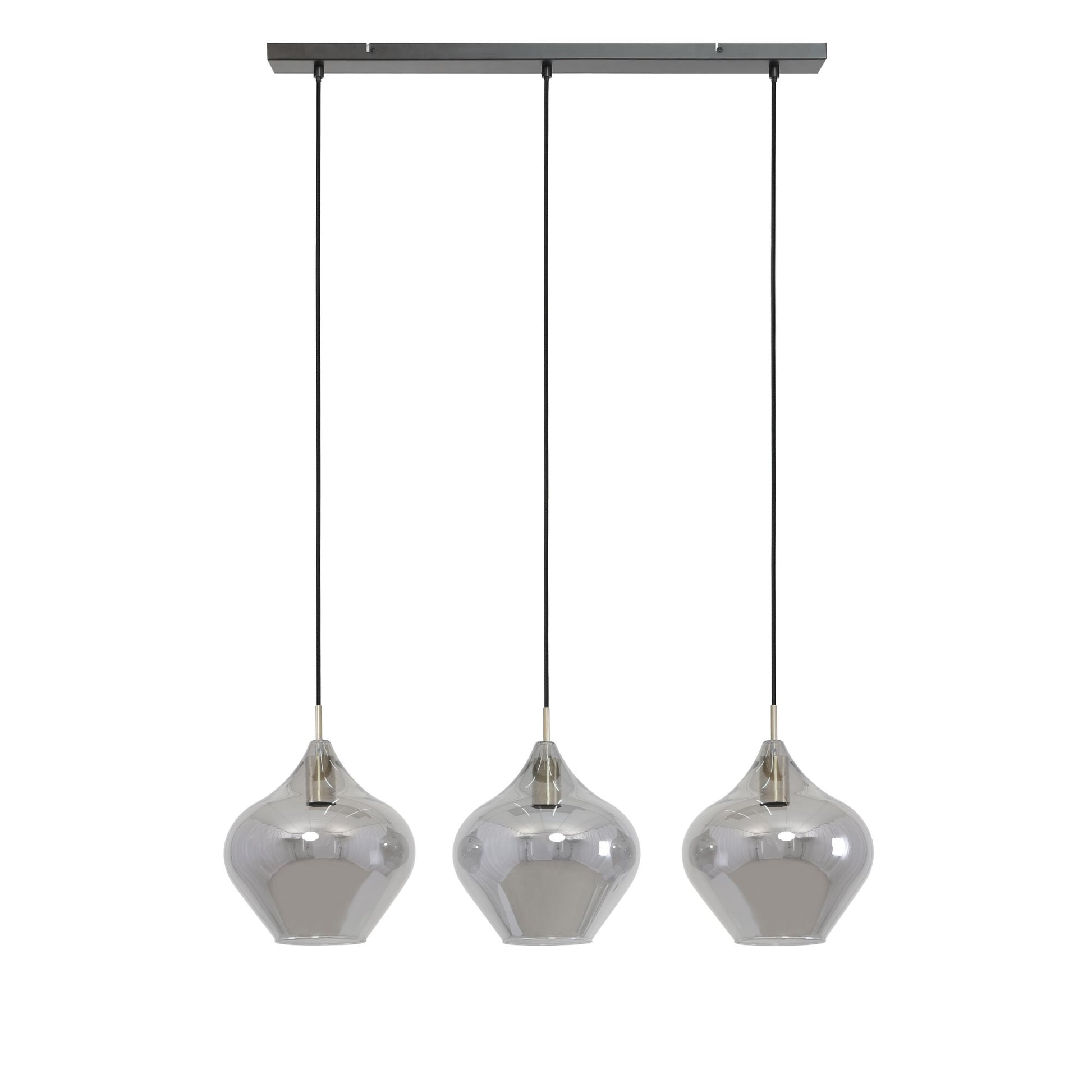 Hanglamp Eettafel | Antiek Brons met Drie Lichtbronnen | Sfeervolle Woonkamer Lamp voor Elegante Verlichting 2