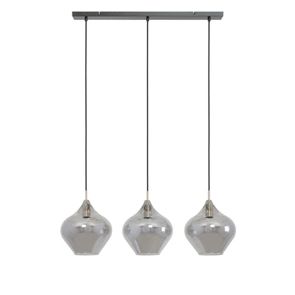 Hanglamp Eettafel | Antiek Brons met Drie Lichtbronnen | Sfeervolle Woonkamer Lamp voor Elegante Verlichting 2