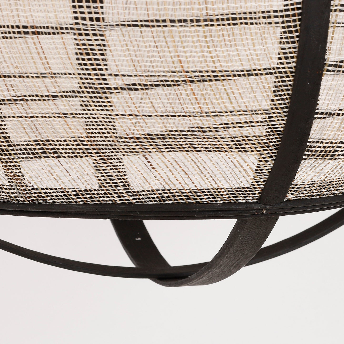 Hanglamp Zwart Pella met Natuurlijk Linnen en Verstelbare Hoogte | Stijlvolle Eetkamer Lamp voor een Rustgevende Sfeer 2