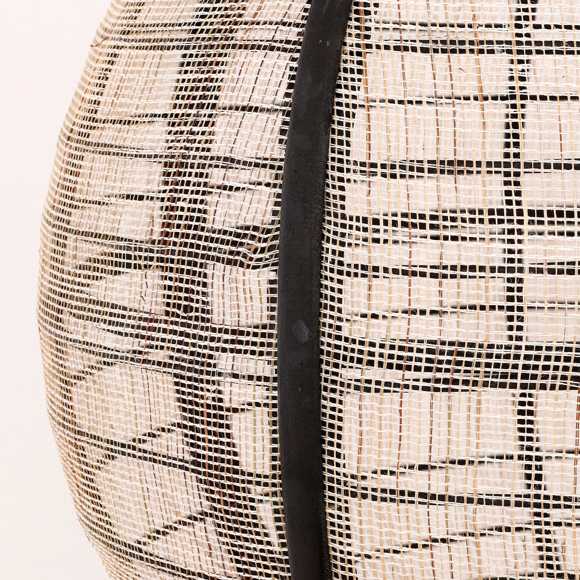 Hanglamp Zwart Pella met Natuurlijk Linnen en Verstelbare Hoogte | Stijlvolle Eetkamer Lamp voor een Rustgevende Sfeer 3