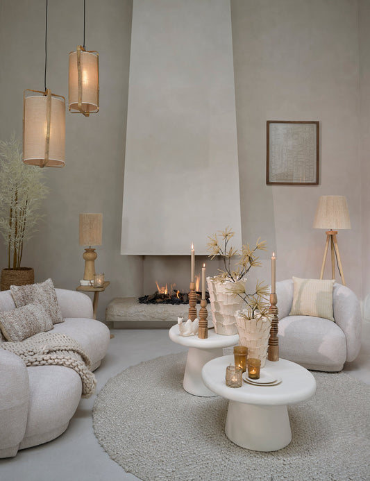 KULONA | Salontafel Rond met Wit Design en Compact Formaat | Ideaal voor Elk Interieur 1