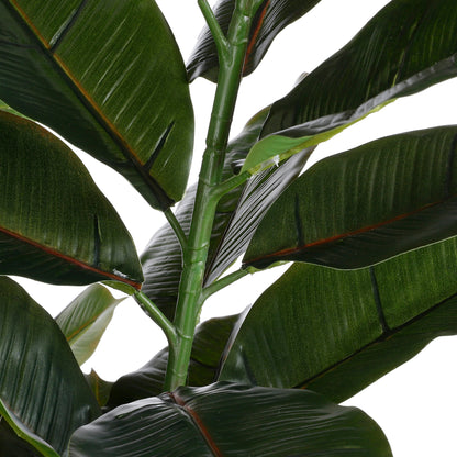 Kunstplant Groot Rubberplant met Donkergroene Bladeren | Onderhoudsvrij voor Natuurlijke Thuisdecoratie 2