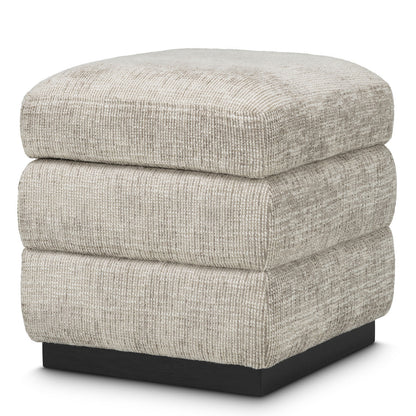 Luxe Poef met Opbergruimte in Stijlvol Beige | Comfortabele Zitting voor Elk Interieur 1