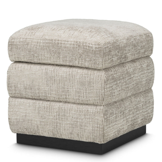 Luxe Poef met Opbergruimte in Stijlvol Beige | Comfortabele Zitting voor Elk Interieur 1