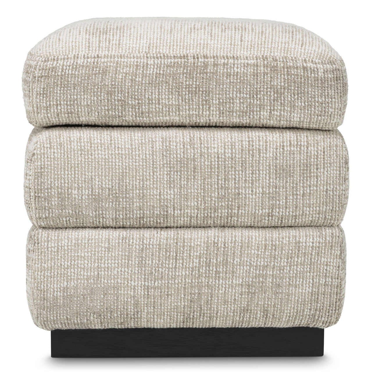 Luxe Poef met Opbergruimte in Stijlvol Beige | Comfortabele Zitting voor Elk Interieur 2