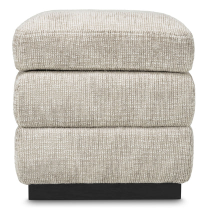 Luxe Poef met Opbergruimte in Stijlvol Beige | Comfortabele Zitting voor Elk Interieur 2