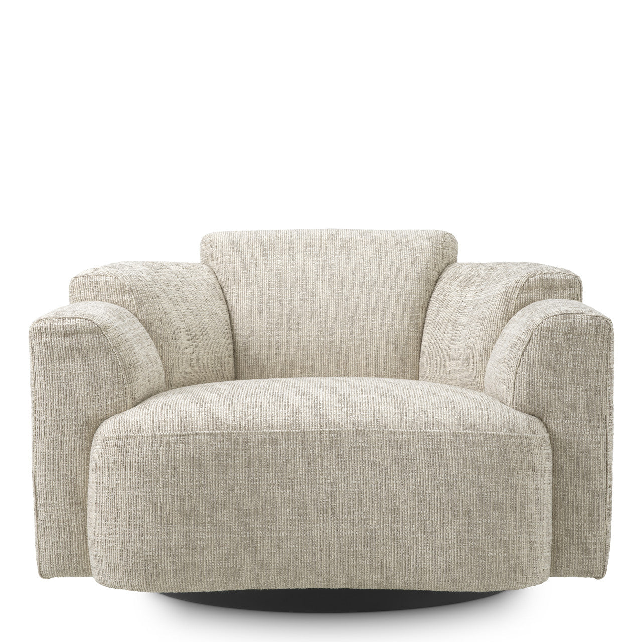 Marbella | Draaifauteuil met Draaifunctie en Glad Stoffen Afwerking | Stijlvolle Zitoptie voor Comfort en Design 3
