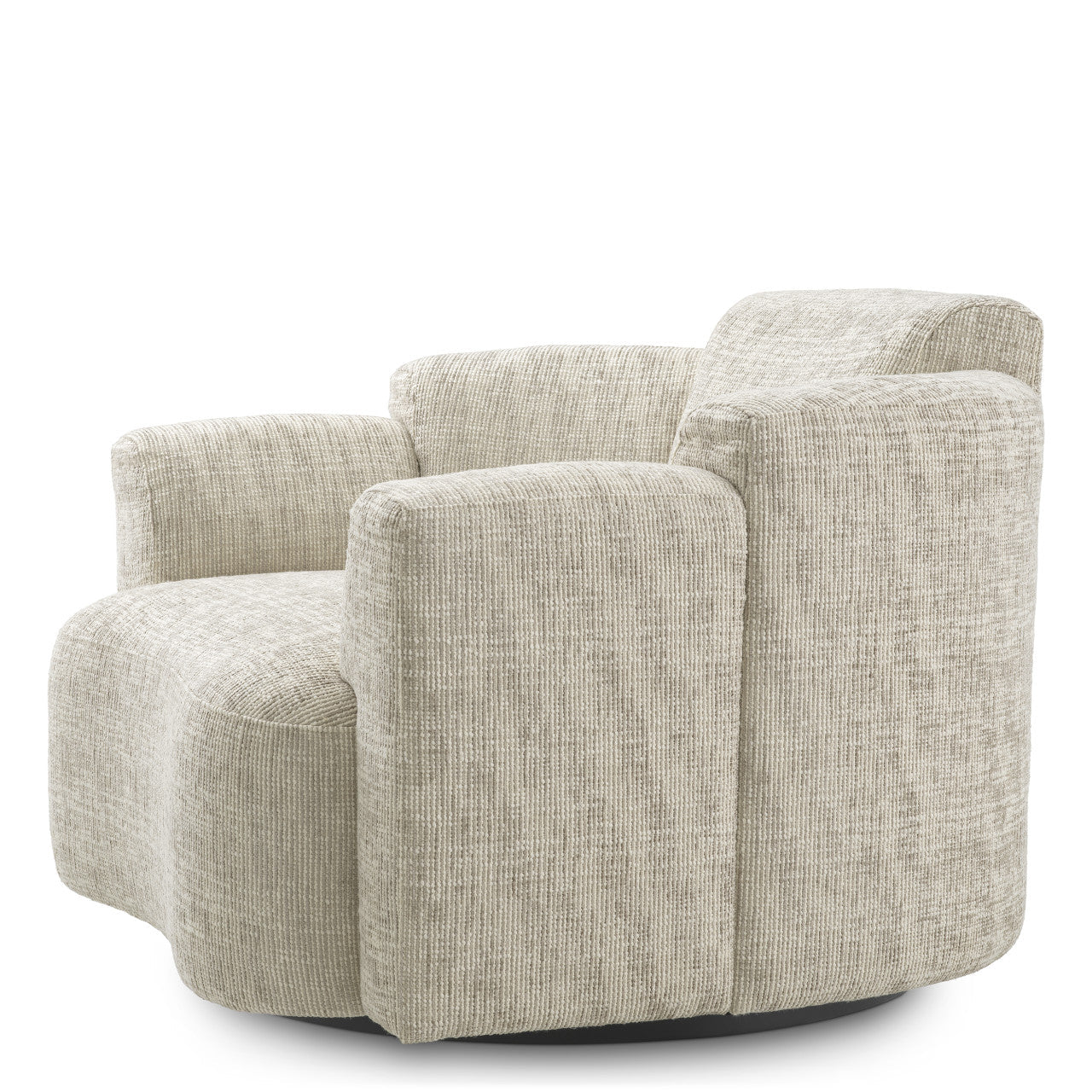 Marbella | Draaifauteuil met Draaifunctie en Glad Stoffen Afwerking | Stijlvolle Zitoptie voor Comfort en Design 5