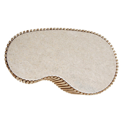 Marmeren Salontafel met Houten Basis | Elegant Design voor Modern Interieur 5