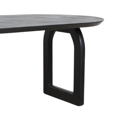 Moderne Ronde Eettafel van Mangohout met Organische Vorm - Elegant Design voor Stijlvolle Eetruimtes 2