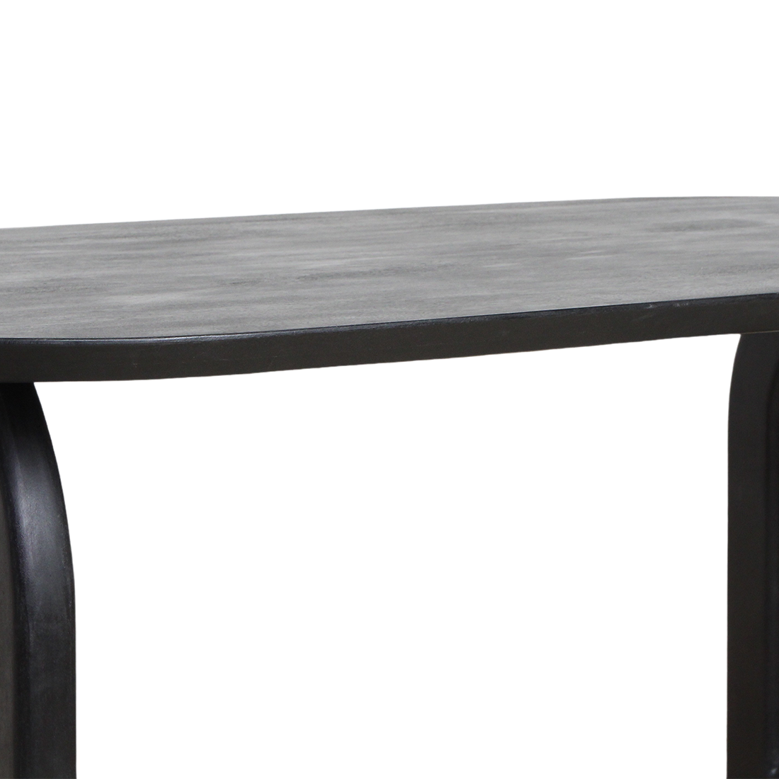 Moderne Ronde Eettafel van Mangohout met Organische Vorm - Elegant Design voor Stijlvolle Eetruimtes 3