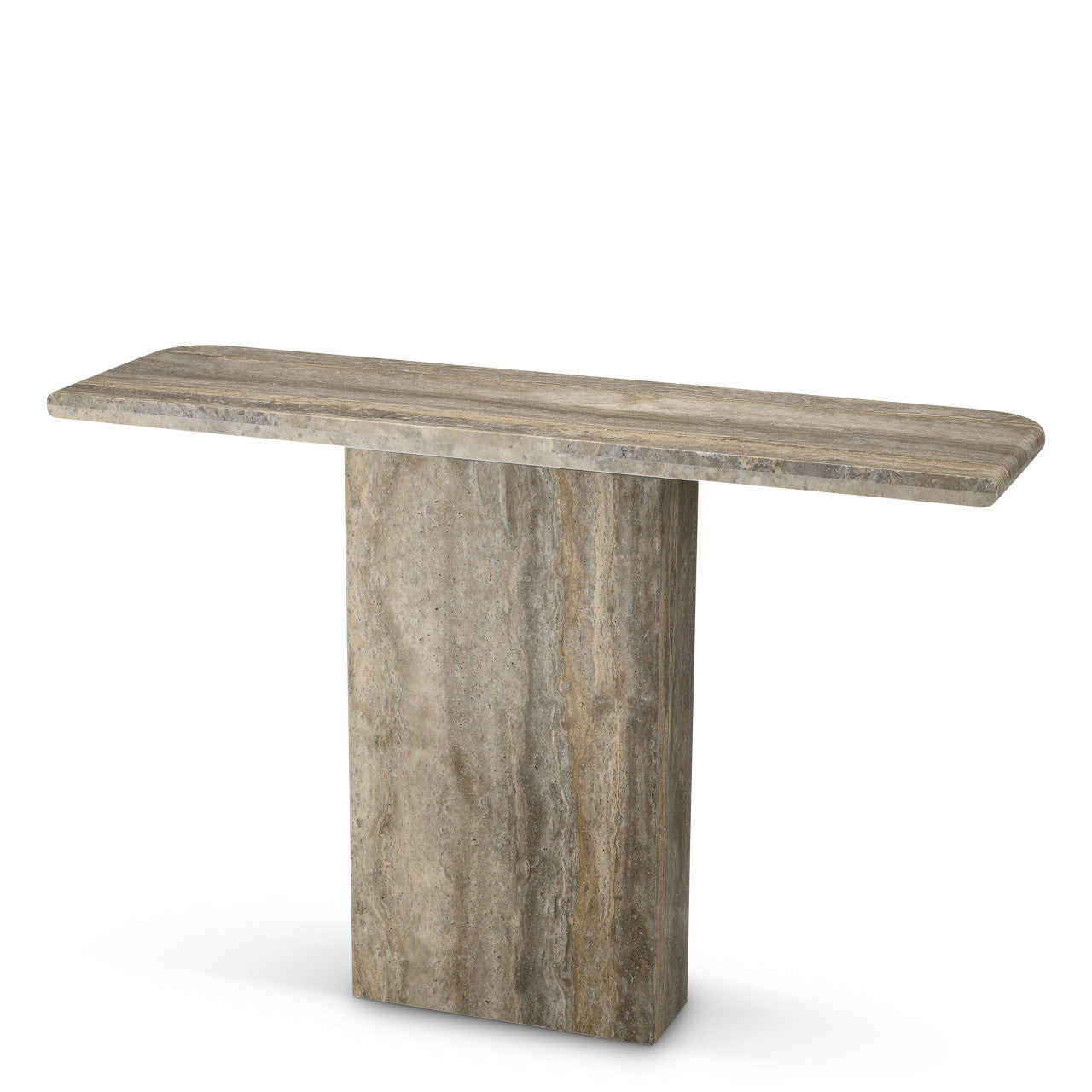 Norrington | Wandtafel met Zilveren Travertijnoppervlak | Elegant Ontwerp voor Luxe Interieurs 5