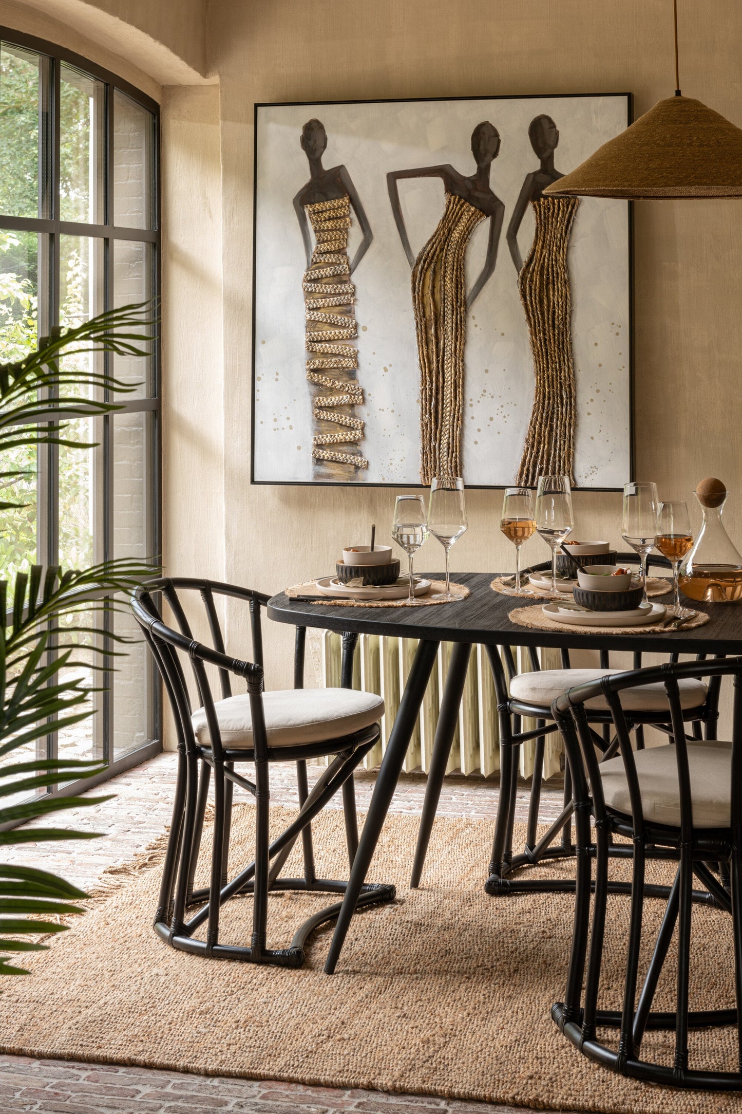 Ovale Eettafel van Hout met Elegant Ontwerp | Perfect voor Gezellige Momenten 4