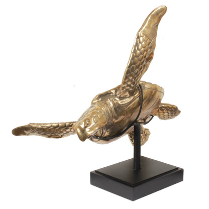 Prachtige Zeeschildpad van Messing met Gedetailleerd Ontwerp | Elegante Decoratie voor Positieve Energie 6