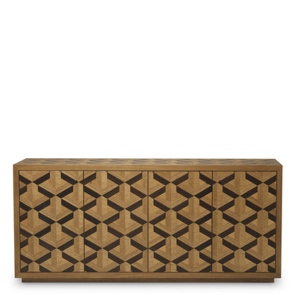 Rubicon | Houten Dressoir Kast met Uniek Ingelegd Patroon | Elegant Meubel voor Stijlvolle Interieurs 4