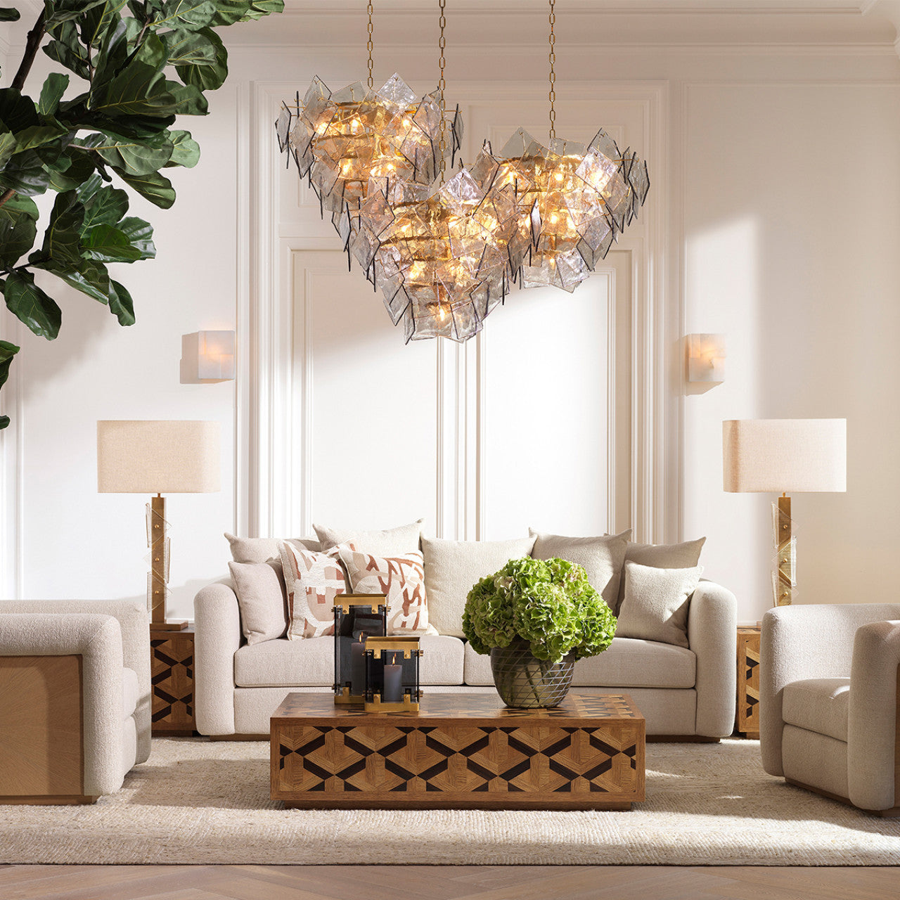 Rubicon | Salontafel met Uniek Inlegfineerpatroon | Tijdloos Ontwerp voor Elegantie 2