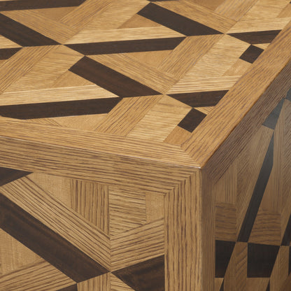 Rubicon | Salontafel met Uniek Inlegfineerpatroon | Tijdloos Ontwerp voor Elegantie 5