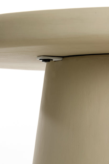 Salontafel Rond | Houten Afwerking met Compact Ontwerp | Ideaal voor Kleine Ruimtes 2