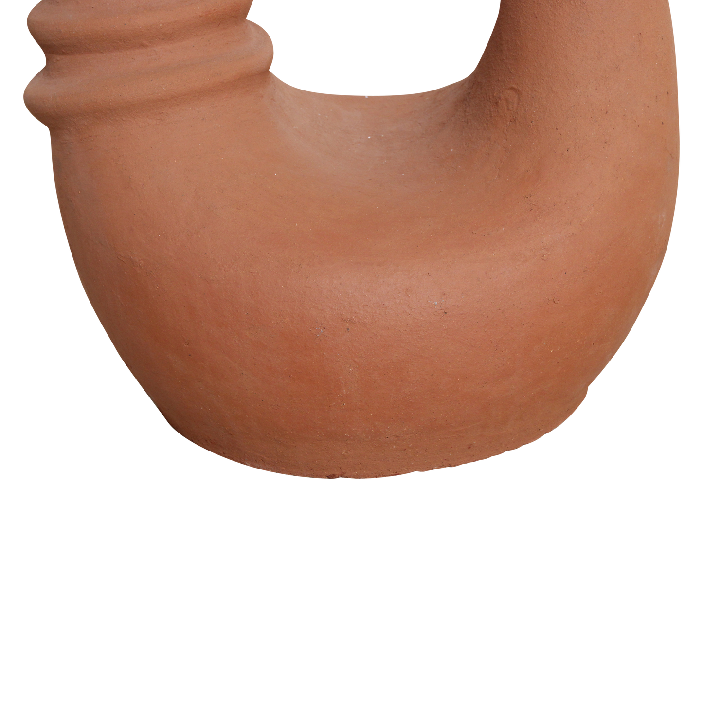 Terra Collectie | Tafellamp met Unieke Vorm en Witte Stoffen Kap | Aardewerk voor Warmte en Sfeer 5