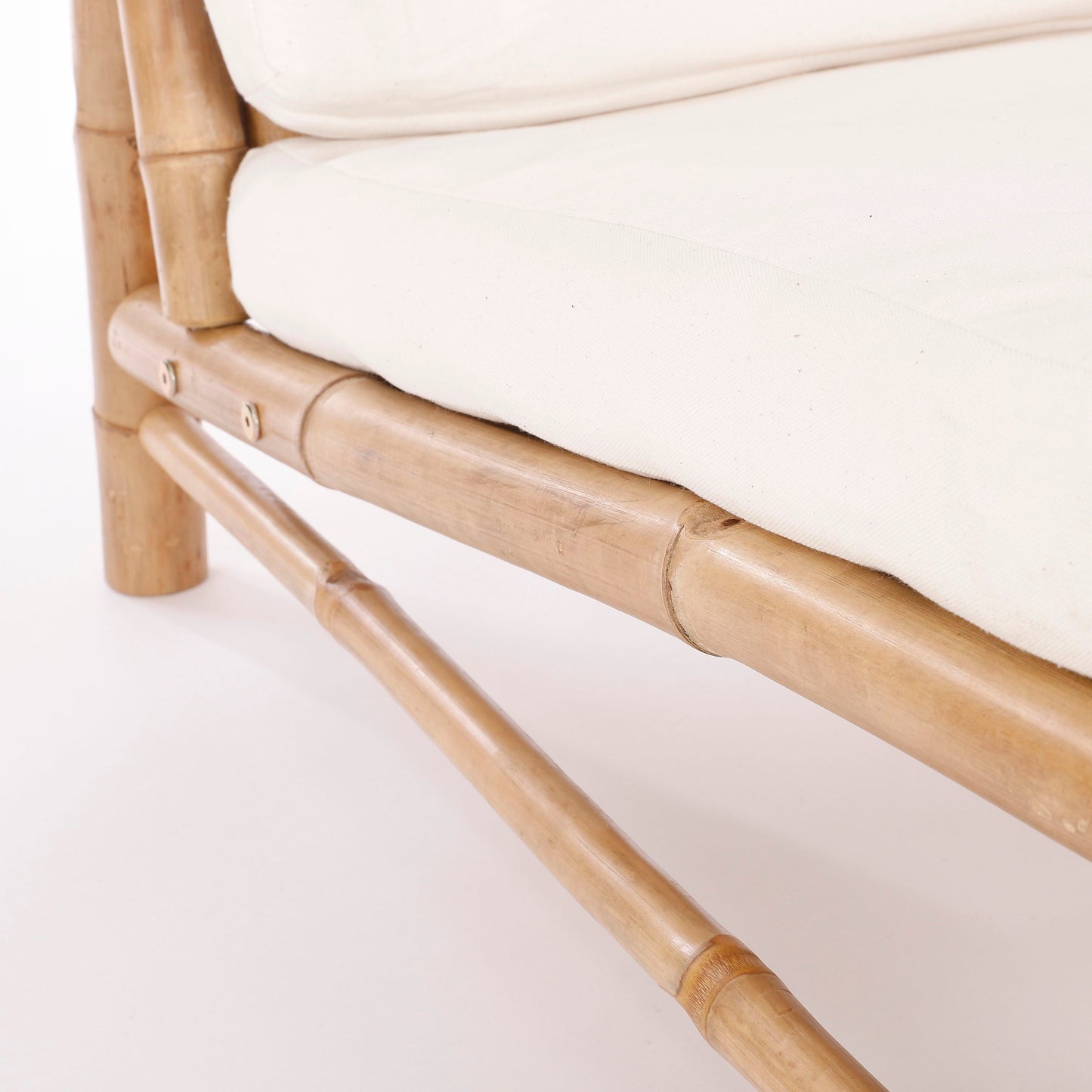 Tropische Loungebank | Bamboe Tuinbank met Natuurlijke Uitstraling | Comfortabele Loungeplek voor Buiten 2