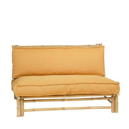 Tropische Loungebank | Bamboe Tuinbank met Natuurlijke Uitstraling | Comfortabele Loungeplek voor Buiten 5