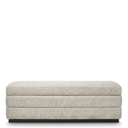Valmont | Bankje met Opbergruimte en Ebbenhouten Basis | Stijlvol Beige Ontwerp voor Comfort en Functionaliteit 3