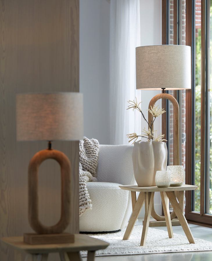 Vloerlamp met Modern Design en Stijlvolle Bruine Afwerking | Ideale Verlichting voor Elk Interieur 7