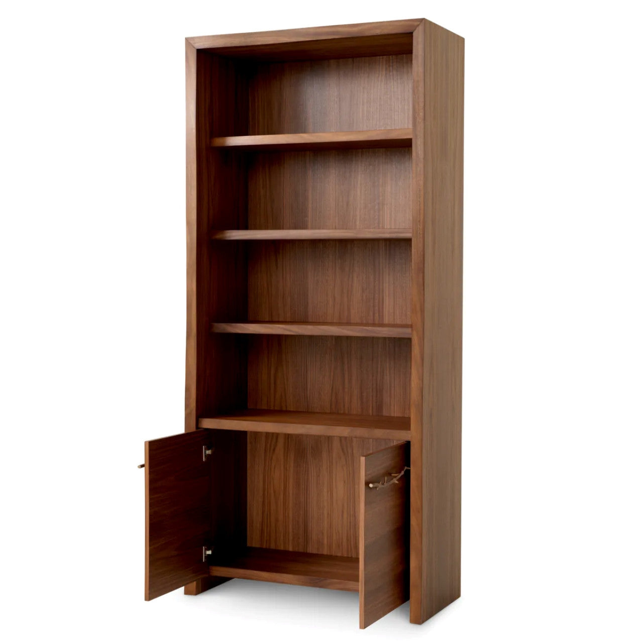 Wandkast Woonkamer van Walnotenhout met Messing Handgreep | Elegant Ontwerp voor Stijlvolle Opslag 3
