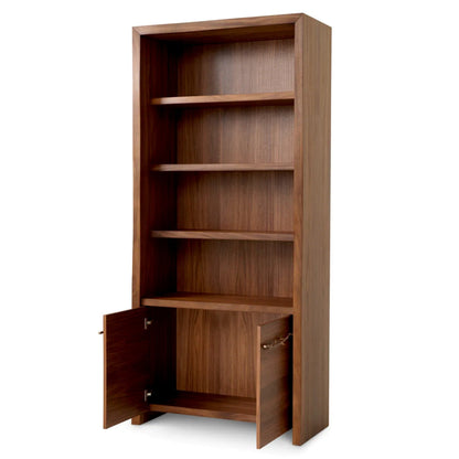 Wandkast Woonkamer van Walnotenhout met Messing Handgreep | Elegant Ontwerp voor Stijlvolle Opslag 3