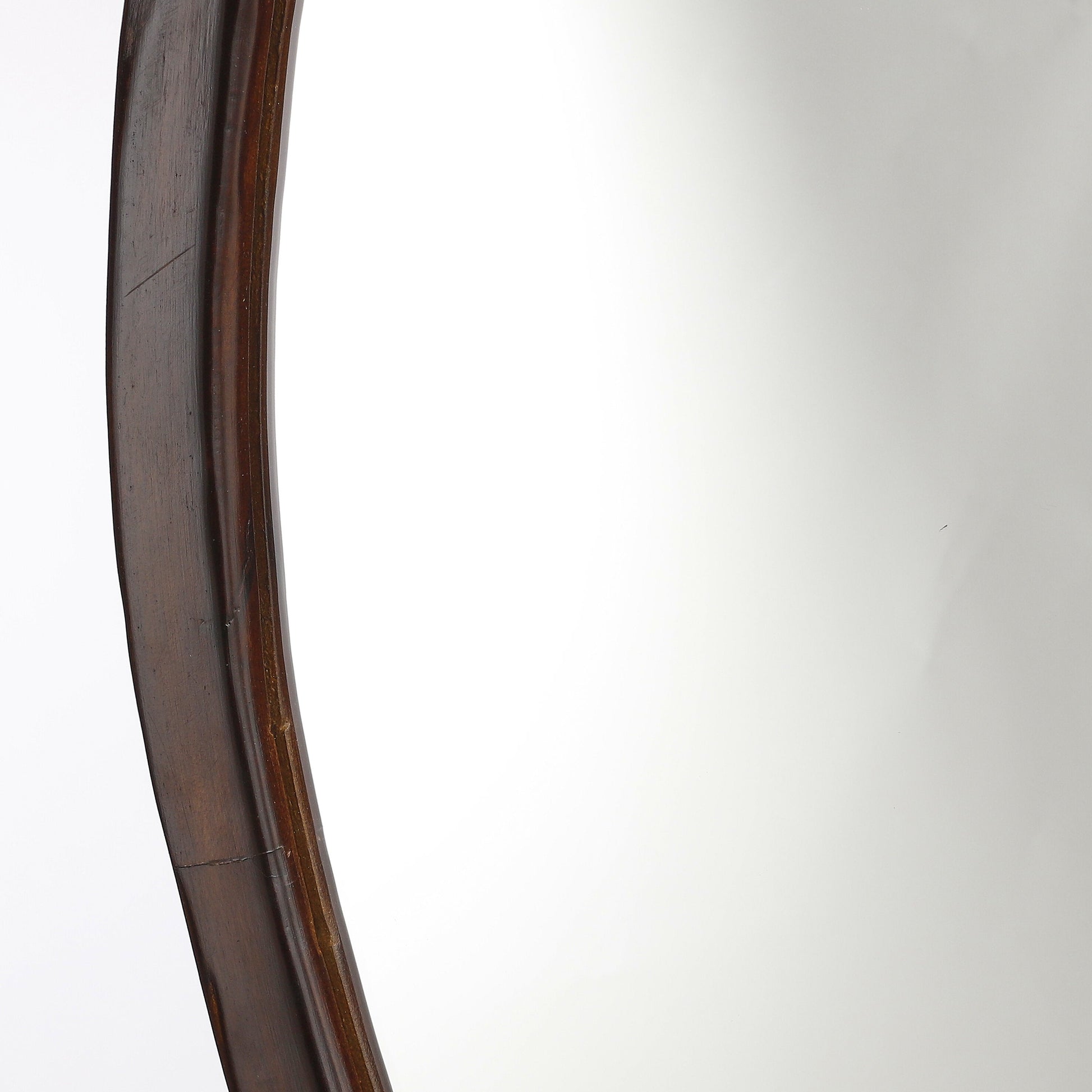 Wandspiegel van Mangohout met Donkerbruine Afwerking | Stijlvolle Spiegel voor Elegantie in Elke Ruimte 2