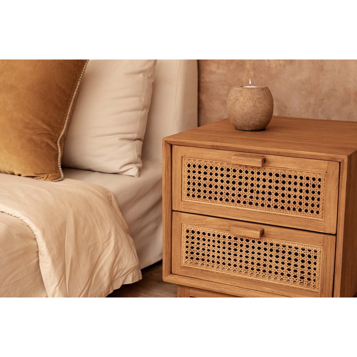 Het Harmony-nachtkastje - naturel