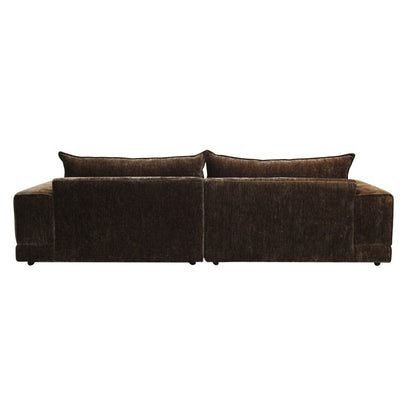 Londen 3-zits + Ottoman umber
