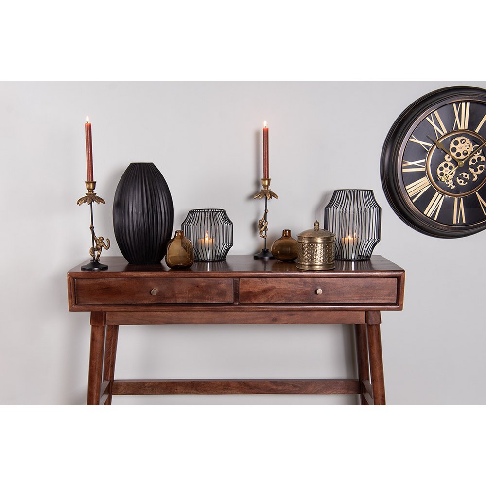 Bureautafel Bruin, Hout 122x41x82 cm