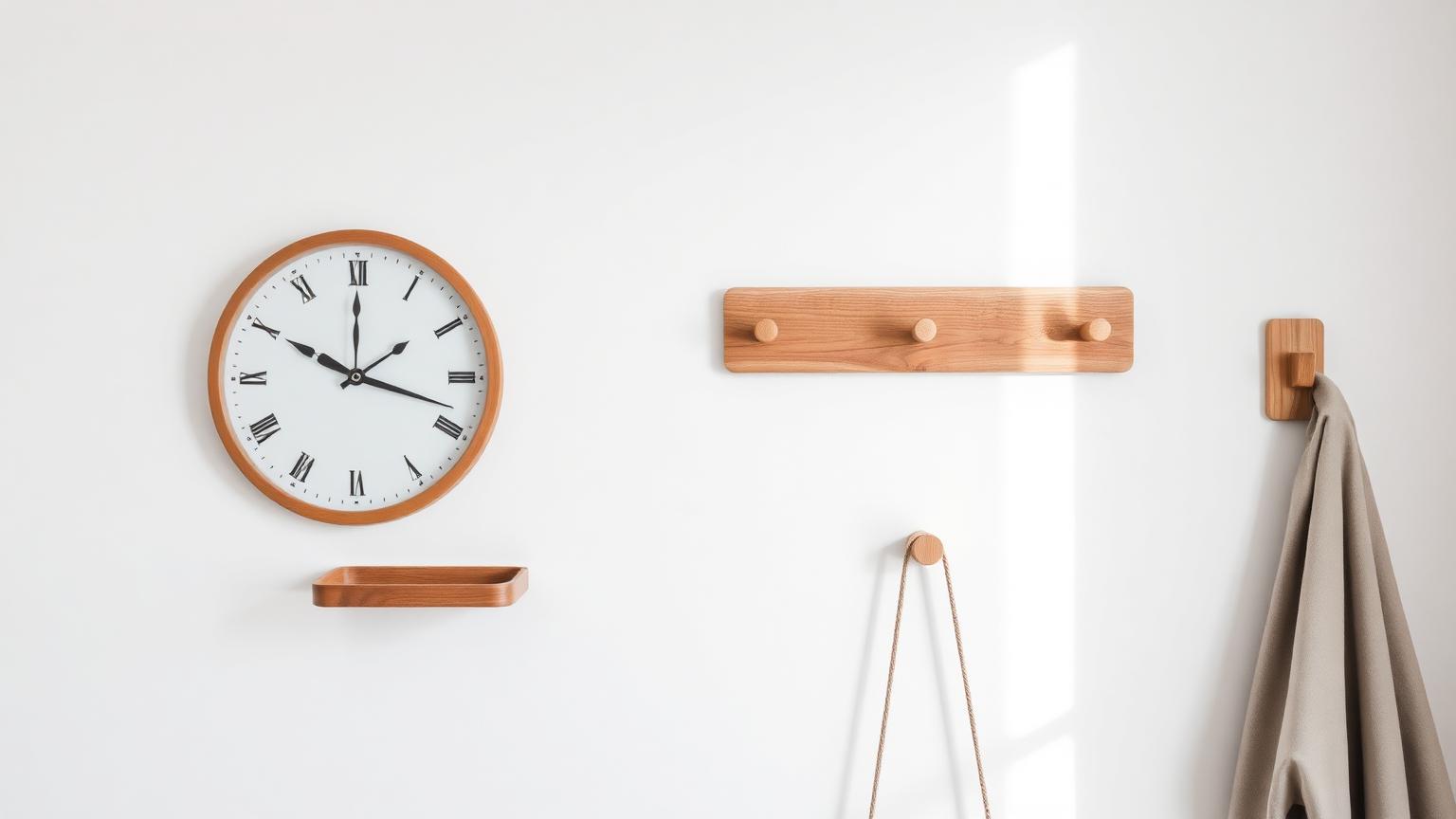 Glazen designlamp op een houten bijzettafel