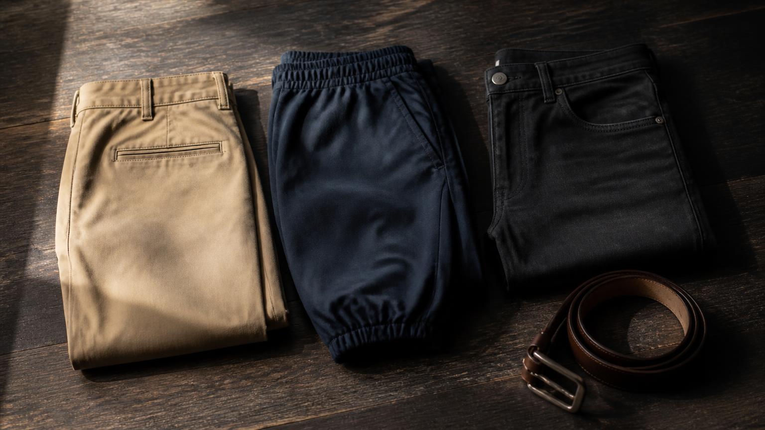 Sfeerbeeld bij WAHTS broeken en joggers: welke broek kies je waarvoor?